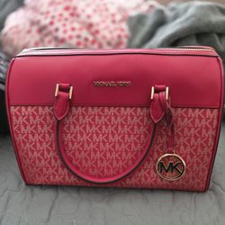 Michael Kors Red Crossbody Purse