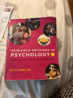 Research methods in psychology 2nd edition