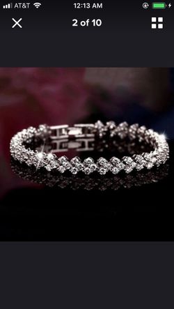 MOTHER’S DAY SPECIAL: AAAA CZ HEART TENNIS BRACELET 💜