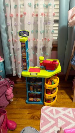 Kids supermarket play set