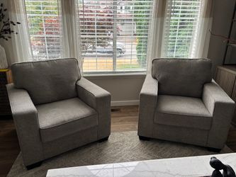Two Ashley Furniture Living RoomChairs
