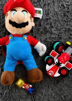 Super Mario Plush Bag and Toys