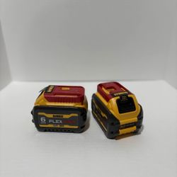 DeWalt Flexvolt 20/60V MAX Battery Pack - Pack of 2 (‎DCB606-2) with charger
