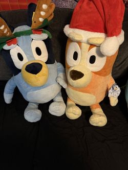 Bluey Christmas 2 Jumbo Bears ($20)