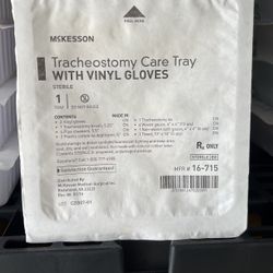 Tracheostomy Clean And Care Kit & Care Trays