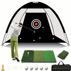 Brand new golf net with mat