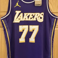 Large Luka Dončić Los Angeles Lakers Jordan Brand Unisex Swingman Jersey - Statement Edition