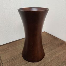 MCM Teak Thailand Solid Wood Vase