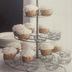 Crate & Barrel Cupcake Stand 