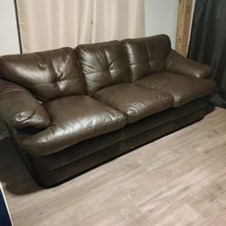 Leather Sleep Sofa