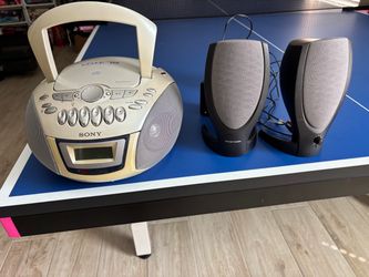 SONY CD player+ speakers