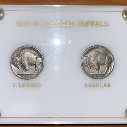 1937D “3 Legged” Buffalo Nickel