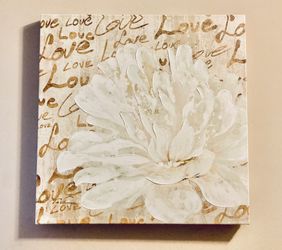 Canvas Flower Picture