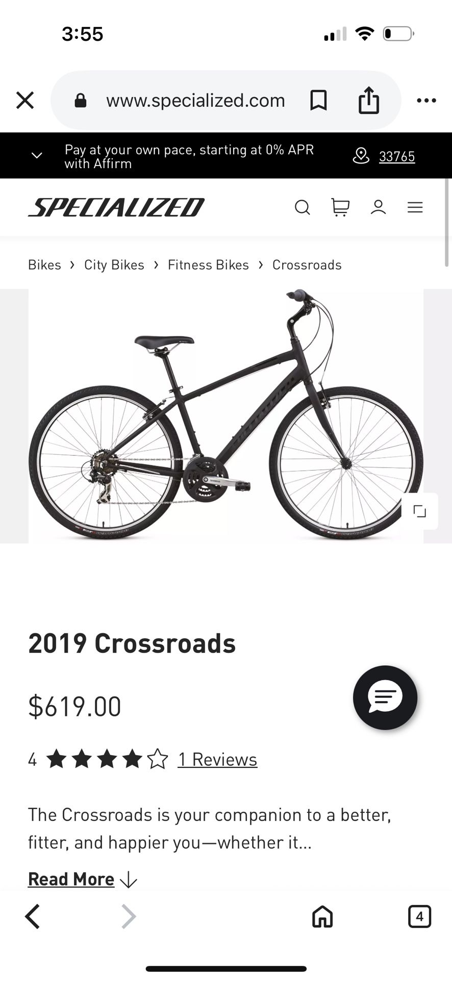 2019 Specialized Cross Roads 1.0