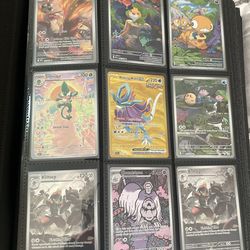 Pokemon singles full arts ir’s illustration rares tcg cards