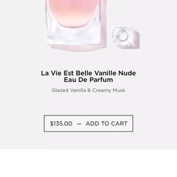  La Vie Est Belle Vanille Nude Eau De Parfum  Glazed Vanilla & Creamy Musk