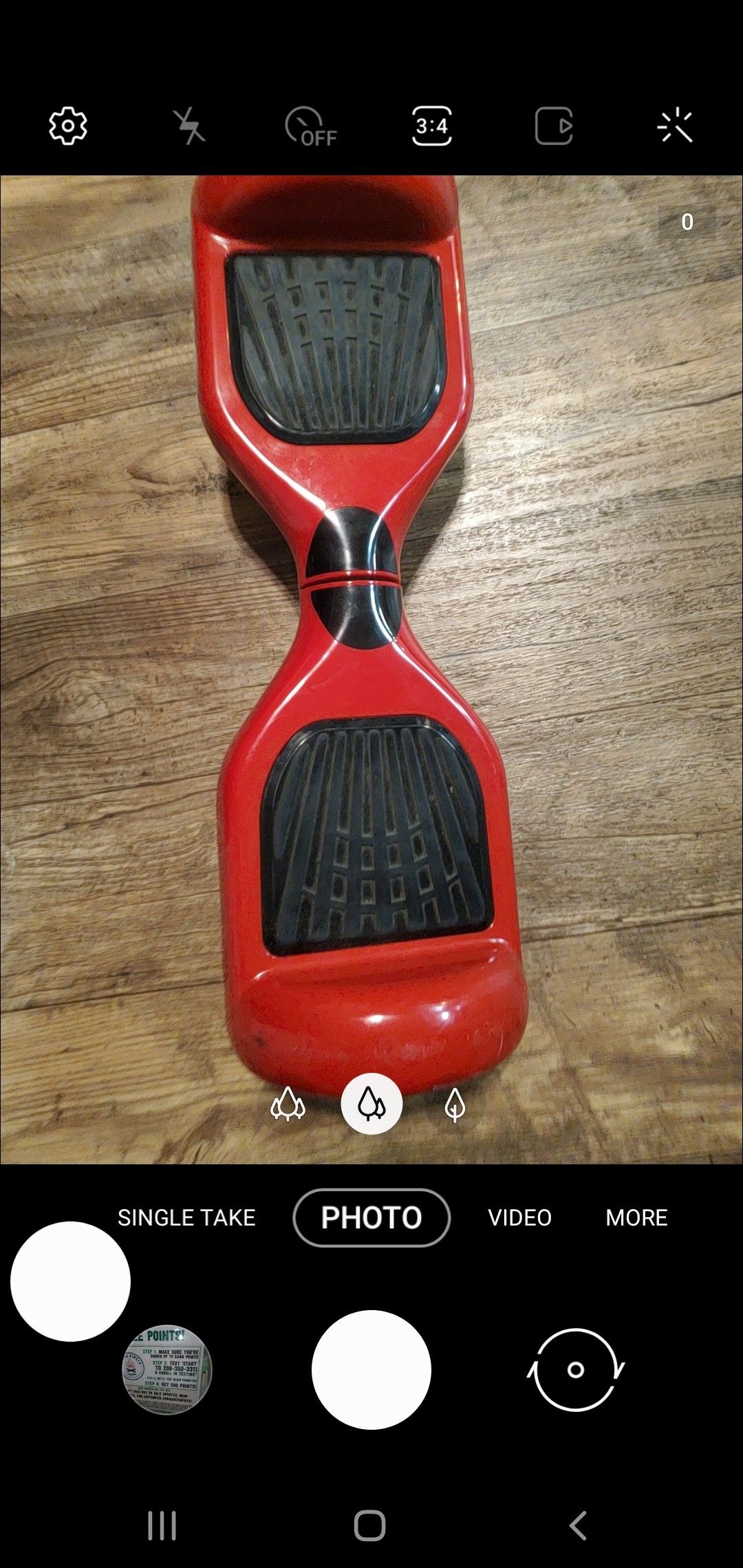 Red used HoverBoard with Charger good working condition