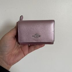 Pink Coach Wallet
