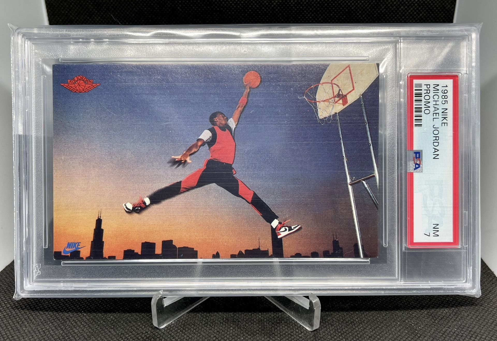1985 Nike Promo Michael Jordan PSA Near Mint!