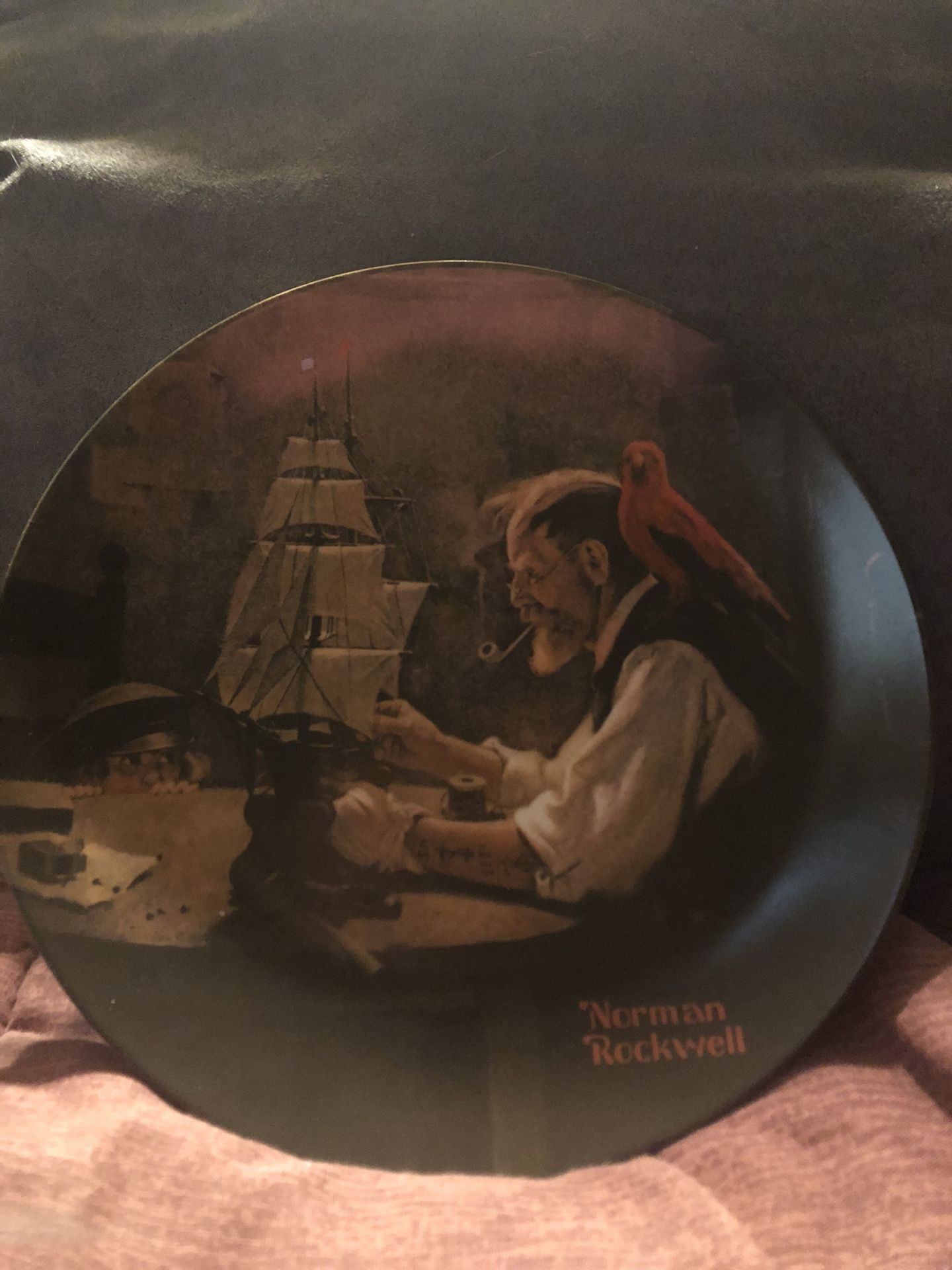 2 Norman Rockwell Plates