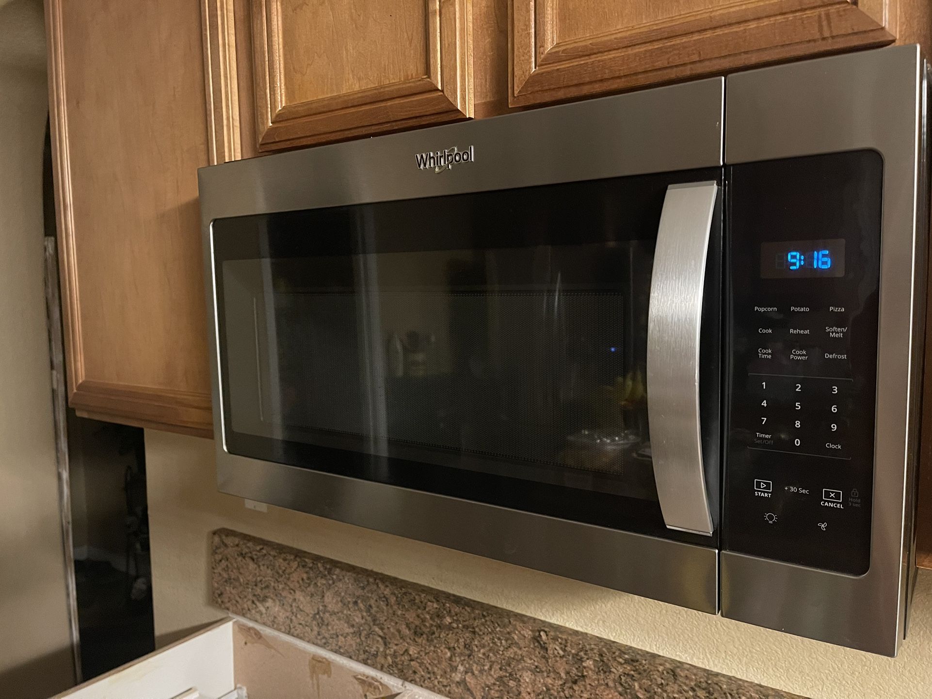 Whirlpool 2-speed Fan 1.7-cu 30 Inch Over The Range Microwave