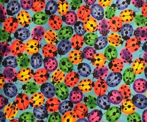 Lady Bug Print Fabric