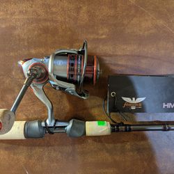 Fenwick HMX Spinning Fishing Rod W/Pflueger President XT Reel