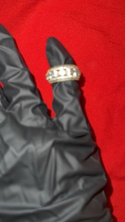 Iced Out 24k Pinky Ring
