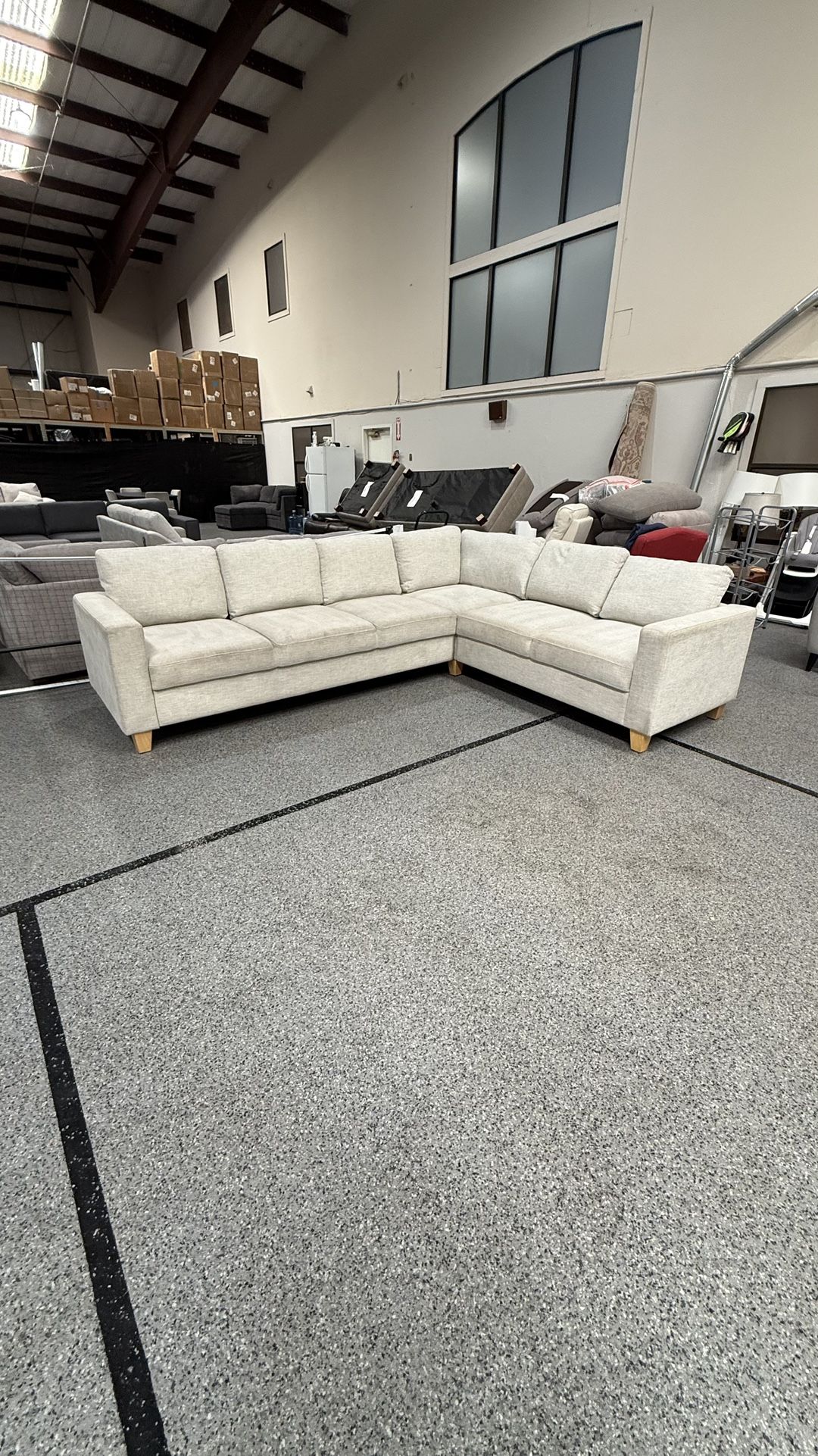 Thomasville Dillard Fabric Convertible Sleeper Sectional