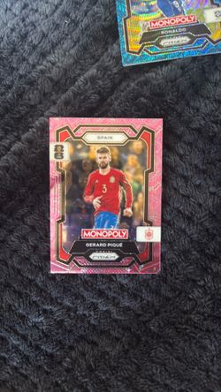 2026 Panini Prizm Monopoly World Cup Gerard Pique Pink Prizm