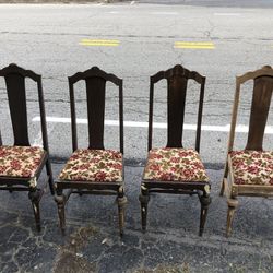 Antique chairs - solid wood