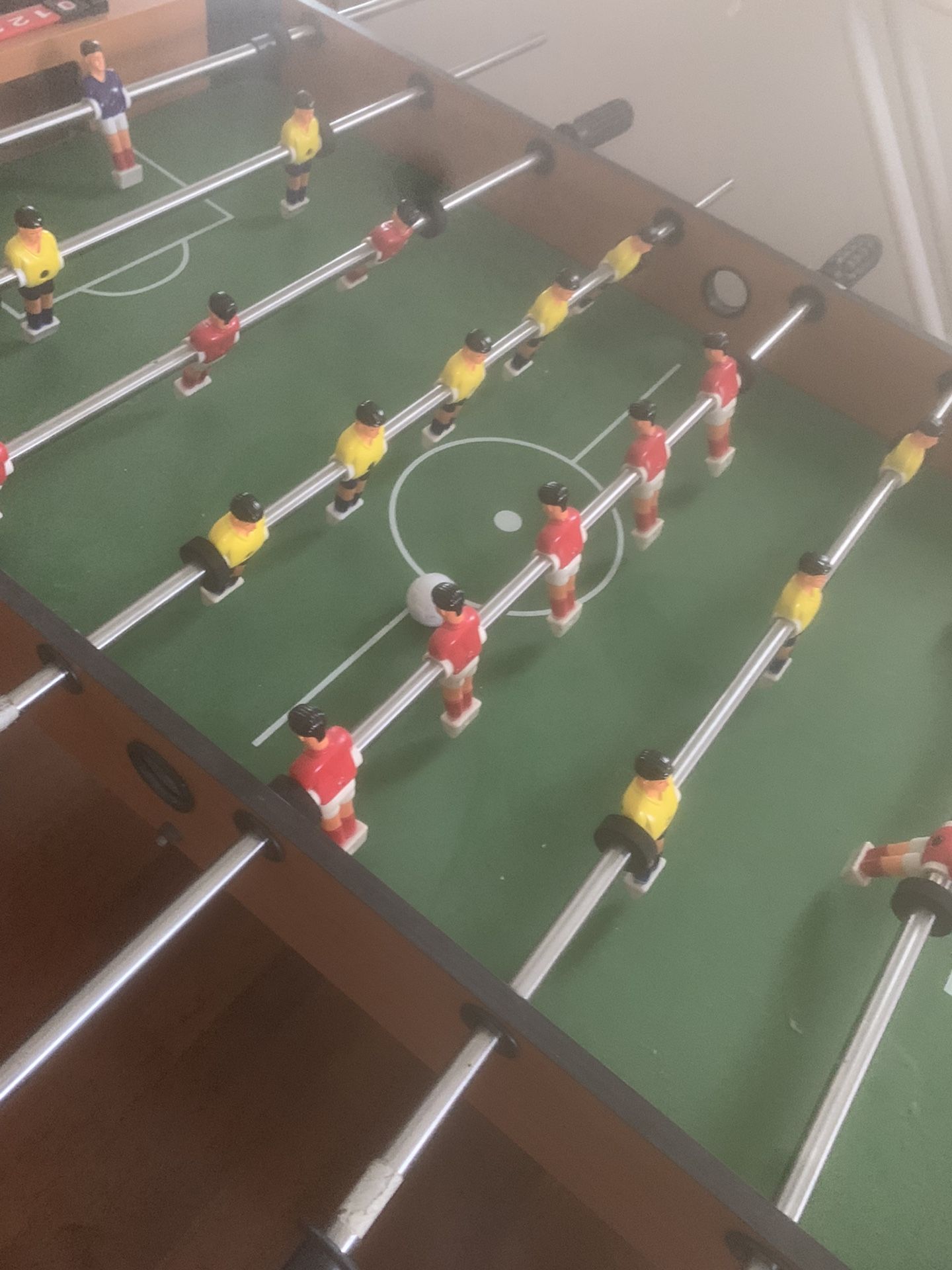 Foot Ball Soccer Table Wood Stand
