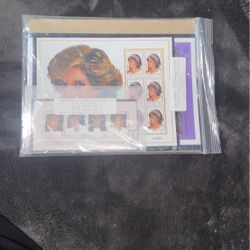 The Princess Diana Collection 3 Sheetlets And 2 Strips Of 4 Mystic Stamp 