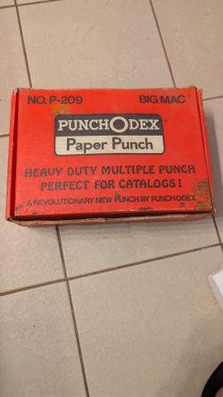 Heavy Duty Paper Punch