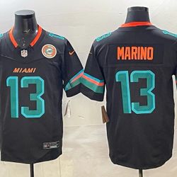 2025 Adult Miami Dolphins Dan Marino NO.13 Football Jerseys