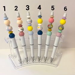 Decorated Writing Pens With  Beautiful Beads