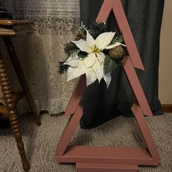 Beautiful Handmade Mauve/pink Christmas Tree 