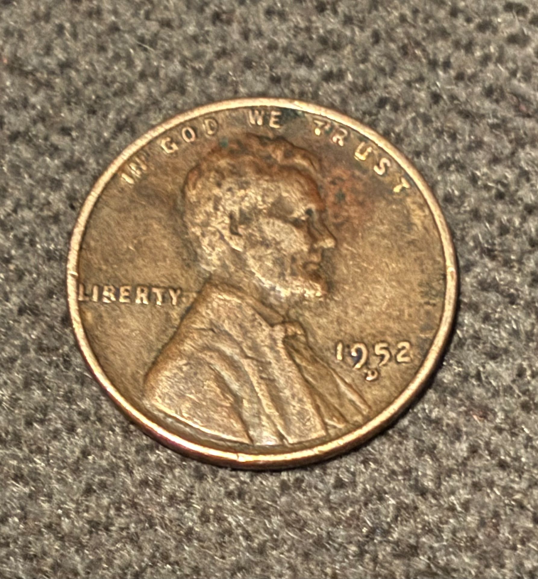 1952 Error  Wheat Penny 