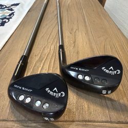 Callaway Jaws Raw Plasma Black Set 54° & 60° Wedges