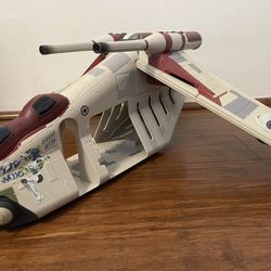 Star Wars TCW Clone Lucky Lekku Republic Gunship Vehicle