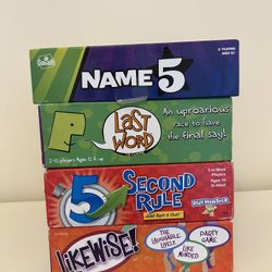 Board Games All Four For 15.00