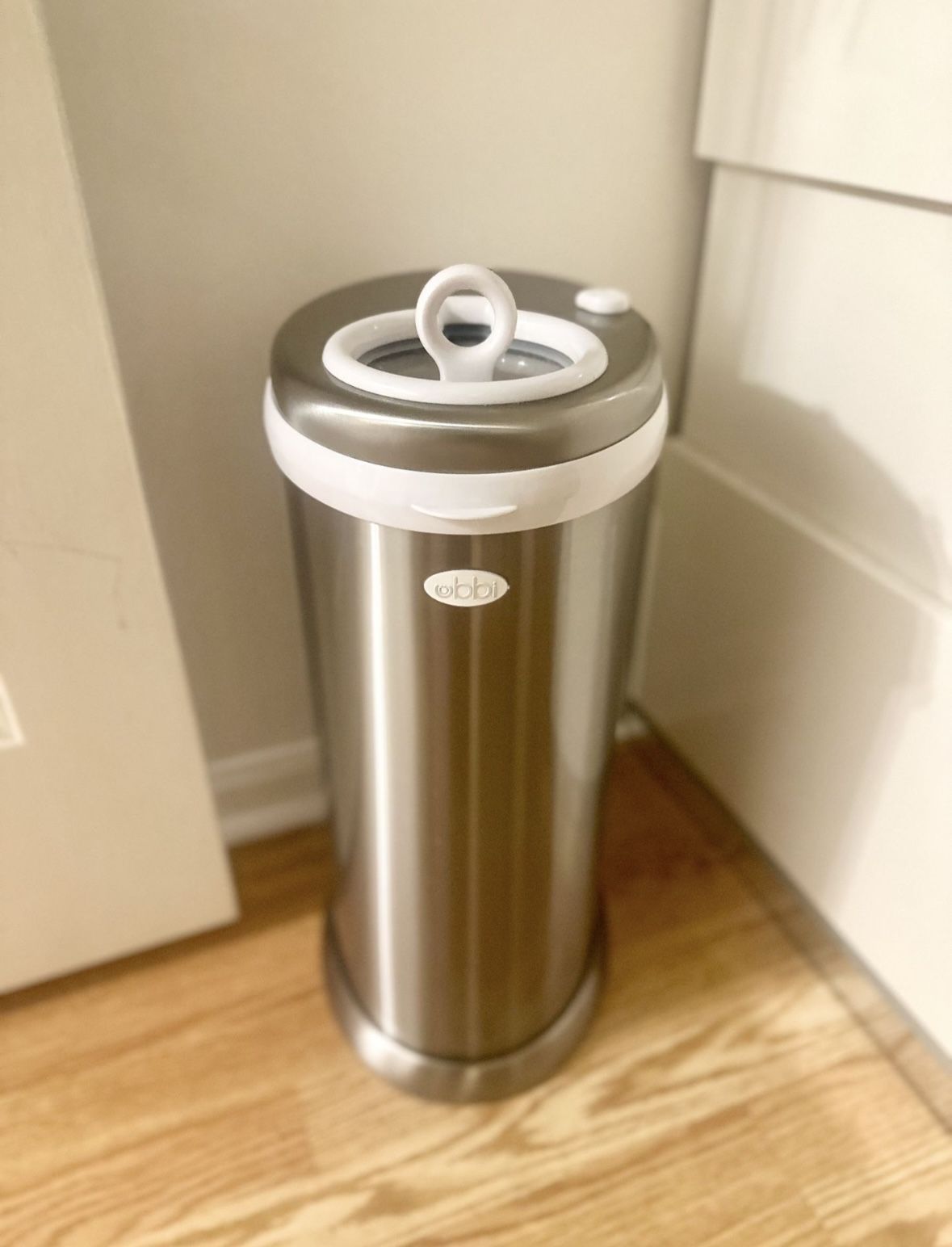 Ubbi Diaper Pail Silver - Like New - Immediate Pick Up In Tamarac
