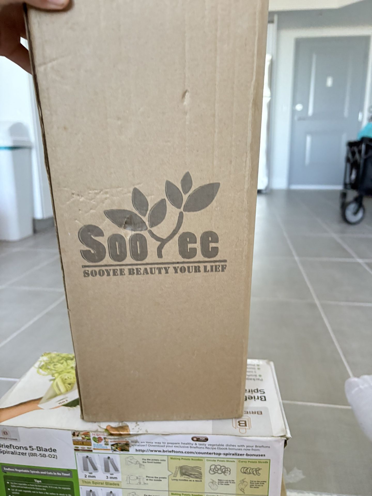 6 Clear Shelf Organizer