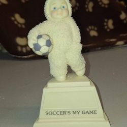 Department 56 Snowbabies Personalize Soccer's My Game Figurine A61F049