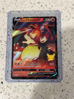 Pokémon Lance's Charizard V SWSH133 25th Anniversary Promo – Mint