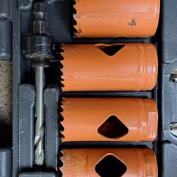 RIGID 6 pc Bi-metal Hole Saw Set