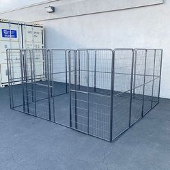 $360 (New in Box) Heavy duty 10x10x5ft tall pet playpen 16-panel dog crate kennel exercise cage fence