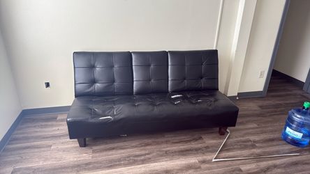 Free leather futon