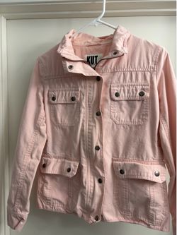 KUT from the Kloth Light Pink Cotton Jacket