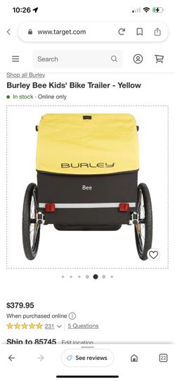 Burley Bee Kids’ Bike trailer  Thumbnail